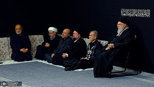 آخرین شب مراسم عزاداری شهادت حضرت فاطمه‌زهرا (س) در حسینیه امام خمینی