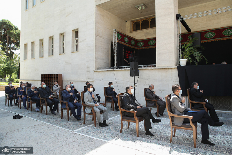 مراسم عزاداری حضرت سید الشهدا(ع) با حضور روحانی