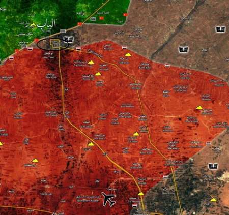 شهرک "تادف" در شمال شرق حلب آزاد شد