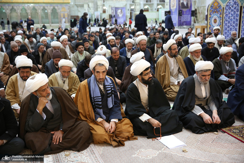 مراسم شب میلاد حضرت علی (ع) در حرم مطهر امام خمینی