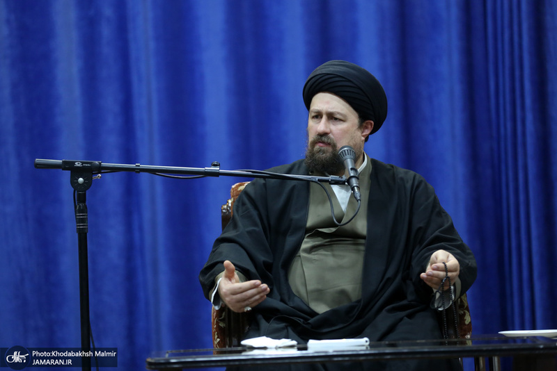 دیدار جمعی از مهاجرین افغانستانی در ایران با سید حسن خمینی