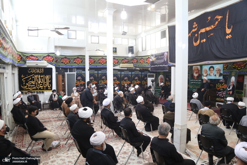 مراسم شهادت امام حسن مجتبی(ع) در بیت آیت الله العظمی فاضل لنکرانی(ره)
