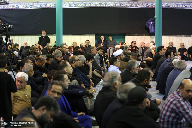 مراسم عزاداری هیئت جامعه اسلامی ورزشکاران در حسینیه جماران
