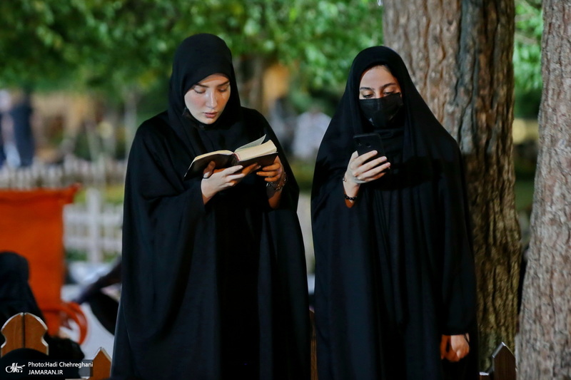 مراسم احیای شب بیست و یکم ماه رمضان در حرم مطهر حضرت معصومه (س)