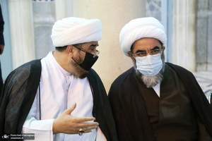 مراسم چهلمین شب درگذشت آیت الله العظمی سید محمدسعید حکیم در قم‎