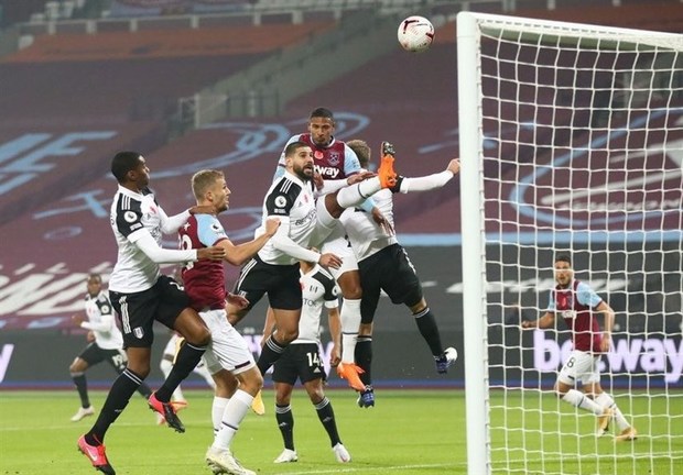 برتری دقیقه 90 وستهام مقابل فولام 
