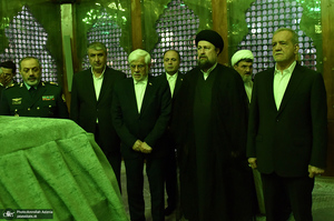 تجدید میثاق رئیس‌جمهور و اعضای دولت با آرمان‌های حضرت امام خمینی - 1