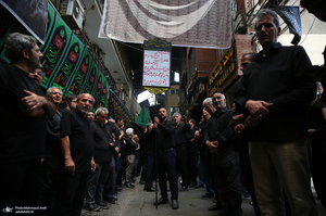 عزاداری ظهر تاسوعا در بازار تهران