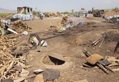 32 کوره زغال سازی غیر مجاز در فشافویه تخریب شد