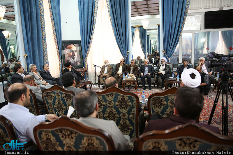 دیدار اعضای شورای اسلامی شهر تهران با سید حسن خمینی