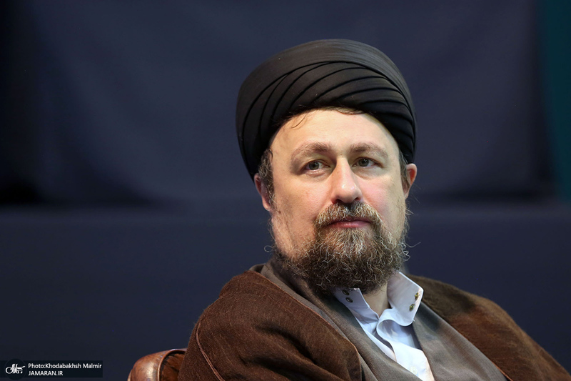 نشست صمیمانه دست اندر کاران و عوامل فیلم مستند «احمد» با سید حسن خمینی پرتره سید حسن خمینی