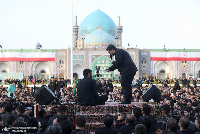 آيين چهار پایه خوانی در روز شهادت امام رضا (ع)
