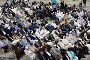 تجدید میثاق مهمانان سی و نهمین اجلاس وحدت اسلامی با آرمان‌های امام خمینی(س) -2