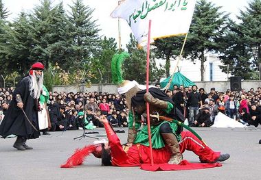 شبیه خوانی و اقامه نماز ظهر عاشورا در آستارا