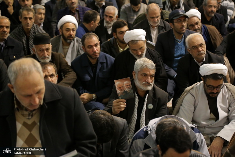 مراسم بزرگداشت سپهبد شهید حاج قاسم سلیمانی درحرم مطهر حضرت معصومه(س)