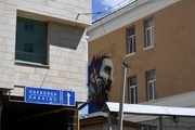 تصویری از مسی بر روی دیوارهای کازان