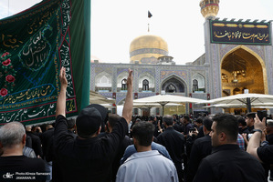 مراسم روز شهادت پيامبر اكرم (ص) و امام حسن مجتبی (ع) در حرم مطهر رضوی