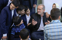 افطار رییس جمهور پزشکیان در کنار ایتام (13)