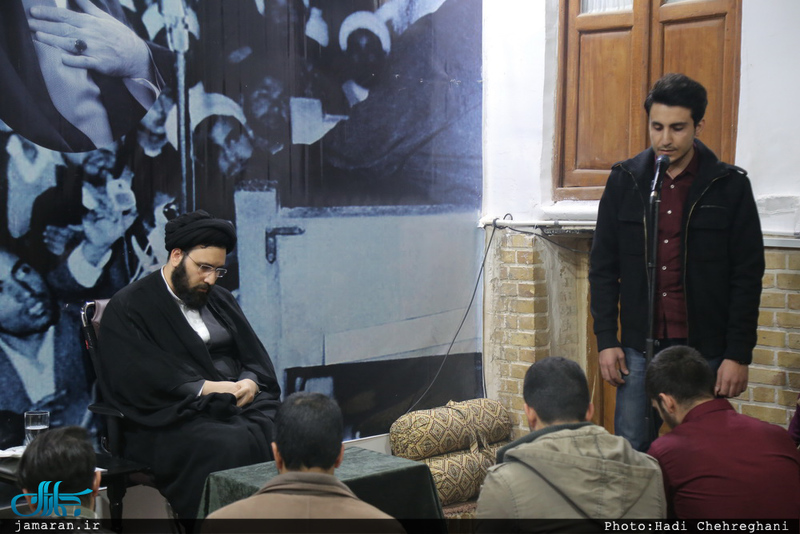 دیدار انجمن اسلامی دانشجویان دانشگاه شهید بهشتی با سید علی خمینی 