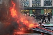 درگیری شدید پلیس فرانسه با معترضان در پاریس+عکس