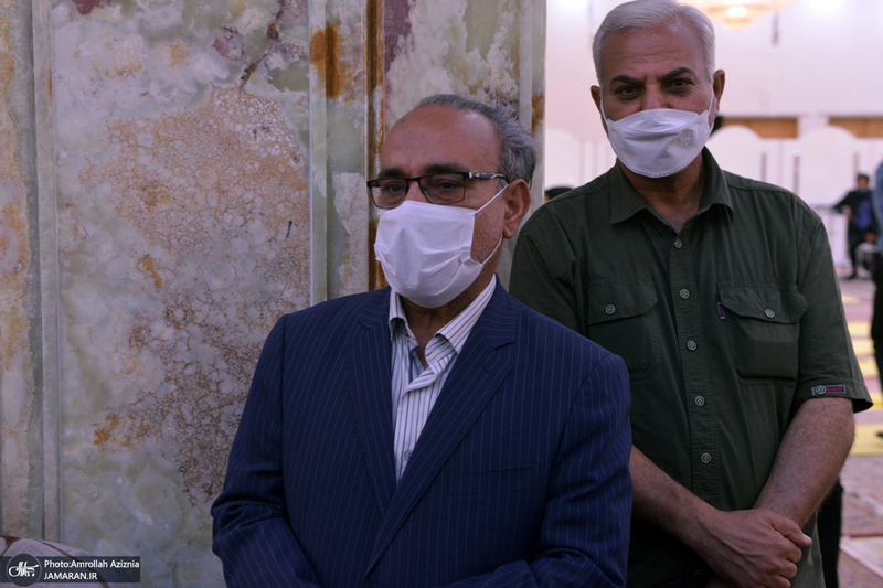 مراسم خاکسپاری حجت الاسلام و المسلمین محتشمی پور(ره) در حرم شاه عبدالعظیم الحسنی(ع)