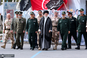 حضور فرمانده کل قوا در مراسم دانش‌آموختگی دانشجویان دانشگاه امام حسین(ع)