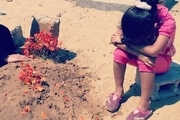 عکس دختر کوچک شهید فلسطینی خبرساز شد + عکس