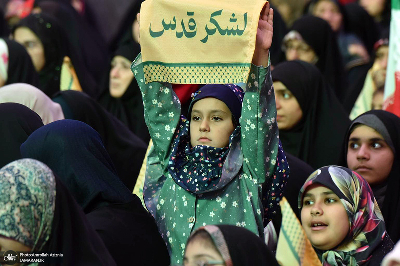 اجتماع باشکوه نوجوانان آرمانی لشکر قدس در حرم مطهر امام خمینی (س)-2