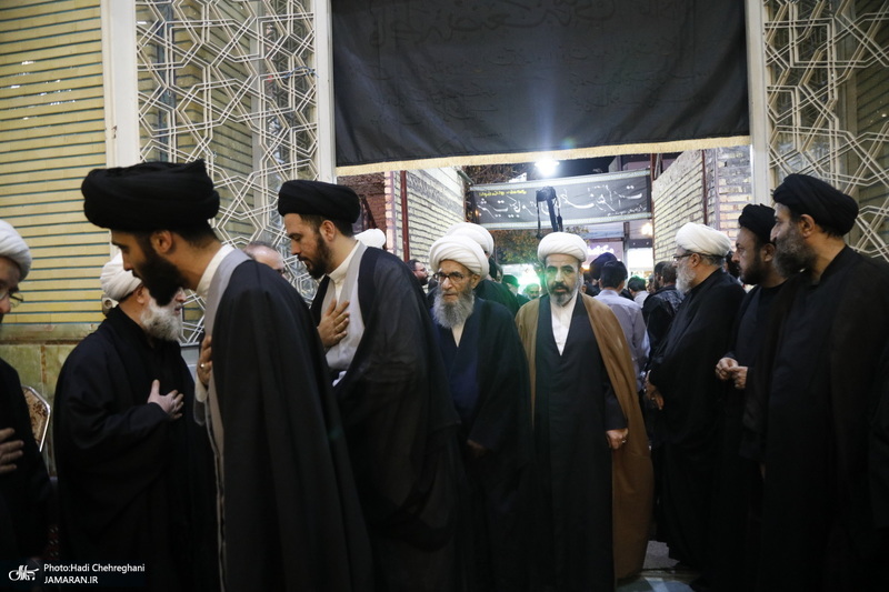 مراسم بزرگداشت همسر آیت الله العظمی وحید خراسانی در قم‎