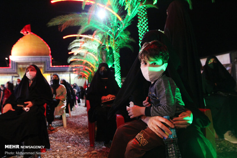 مراسم عزاداری شب چهارم محرم در بندرگز