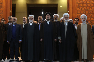 تجدید میثاق رئیس قوه قضاییه و جمعی از اعضای دستگاه قضا با آرمان های حضرت امام خمینی (س)-2