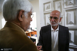 دیدار نوروزی برخی از چهره های سیاسی و دانشگاهی با محمدرضا عارف