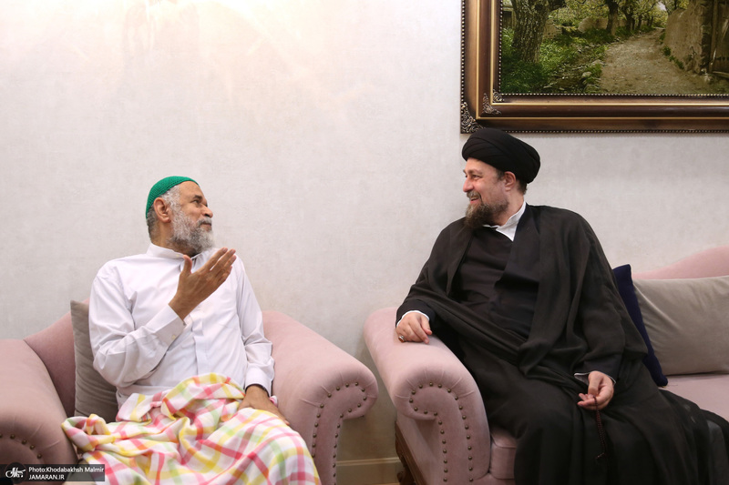 عیادت سید حسن خمینی از  حجت الاسلام سید محمود علوی