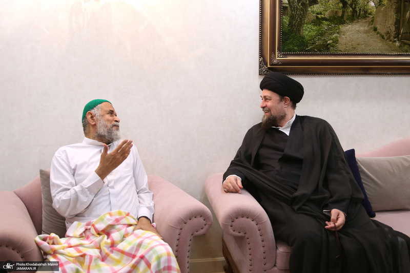 عیادت سید حسن خمینی از  حجت الاسلام سید محمود علوی