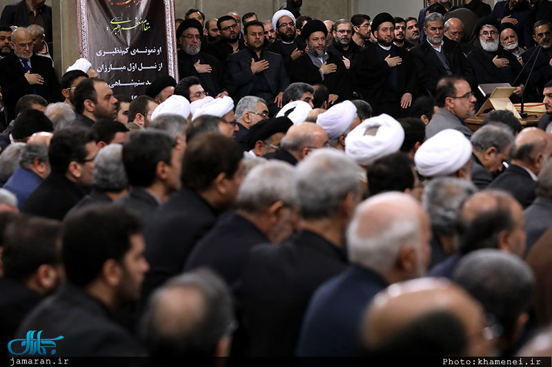 مراسم ترحیم آیت الله هاشمی رفسنجانی در حسینیه امام خمینی(ره)