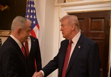 دیدار ترامپ و نتانیاهو در کاخ سفید + عکس