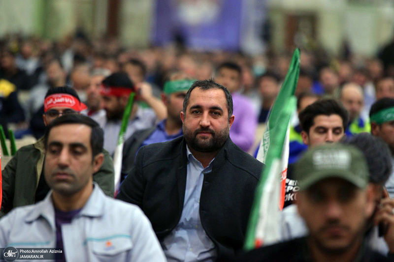 اجتماع بزرگ کارگران به مناسبت سالگرد شهادت حاج قاسم سلیمانی در حرم امام خمینی (س)