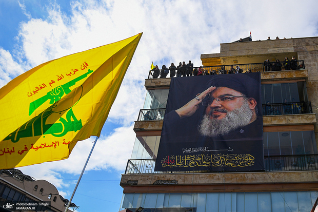 مانور قدرت حزب الله در تشییع سید حسن نصرالله