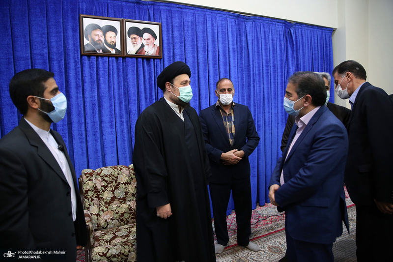 دیدار اعضای شورای عالی و هیات رئیسه سازمان نظام پرستاری با سید حسن خمینی