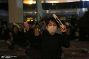 مراسم احیا شب بیست و سوم ماه مباررک رمضان در مصلای قدس قم