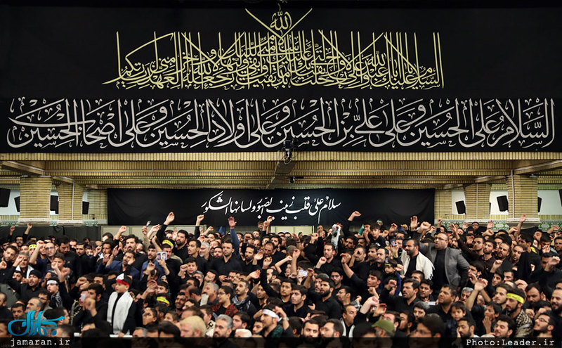 مراسم عزاداری شب عاشورای حسینی با حضور رهبر معظم انقلاب اسلامی