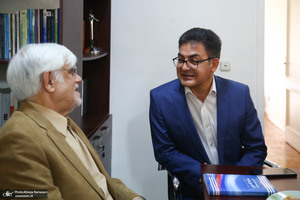 دیدار نوروزی برخی از چهره های سیاسی و دانشگاهی با محمدرضا عارف