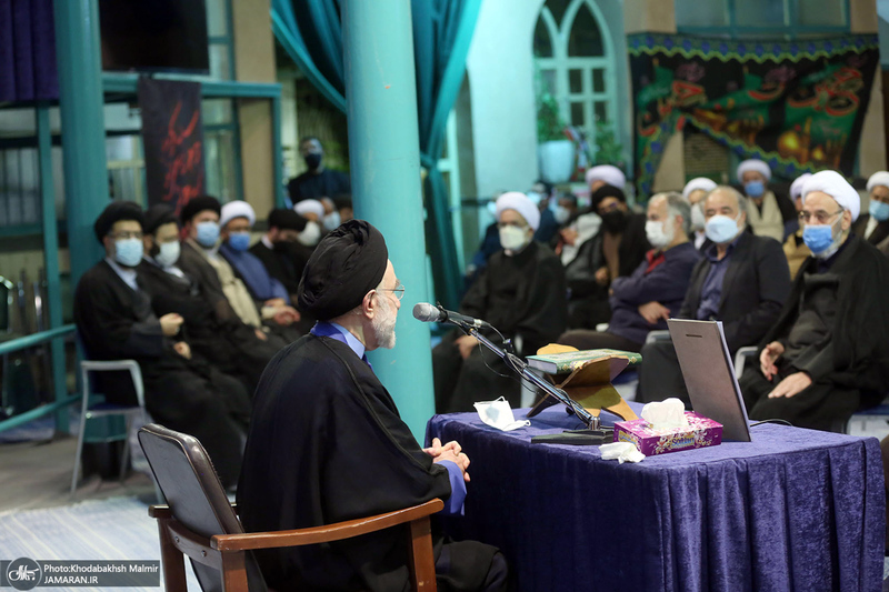 مراسم شام شهادت امام رضا(ع) و بزرگداشت علامه حکیمی در حسینیه جماران-1