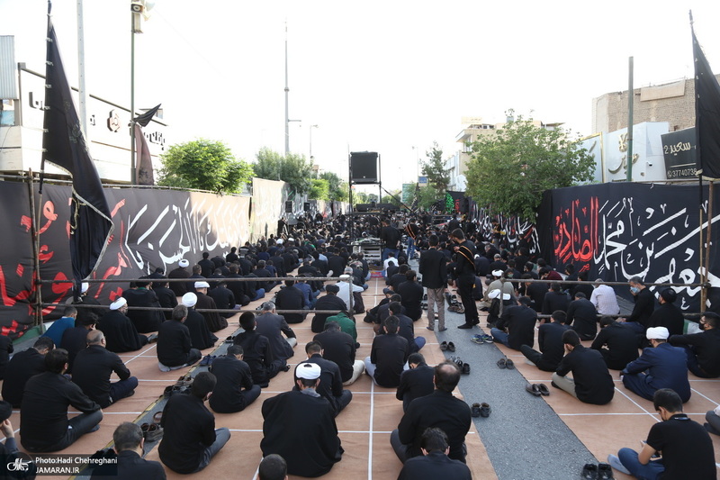 مراسم عزاداری شهادت حضرت امام علی(ع) با حضور آیت الله العظمی وحید خراسانی