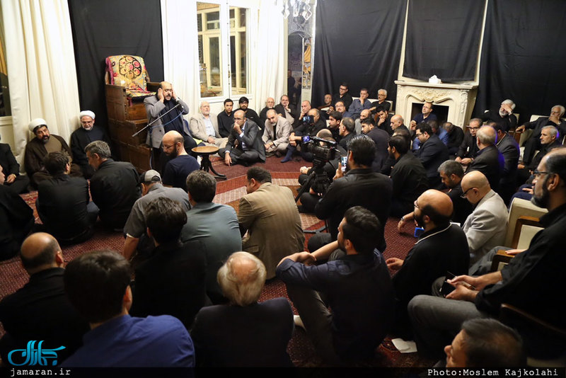 عزاداری شب عاشورای حسینی در منزل صادق خرازی