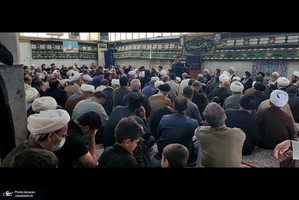 مراسم عزاداری شهادت امام صادق (ع)  در بیت آیت الله العظمی صانعی (ره)