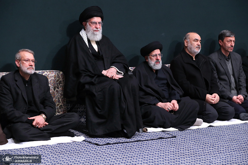 عزاداری شام شهادت حضرت فاطمه زهرا (س) در حسینیه امام خمینی