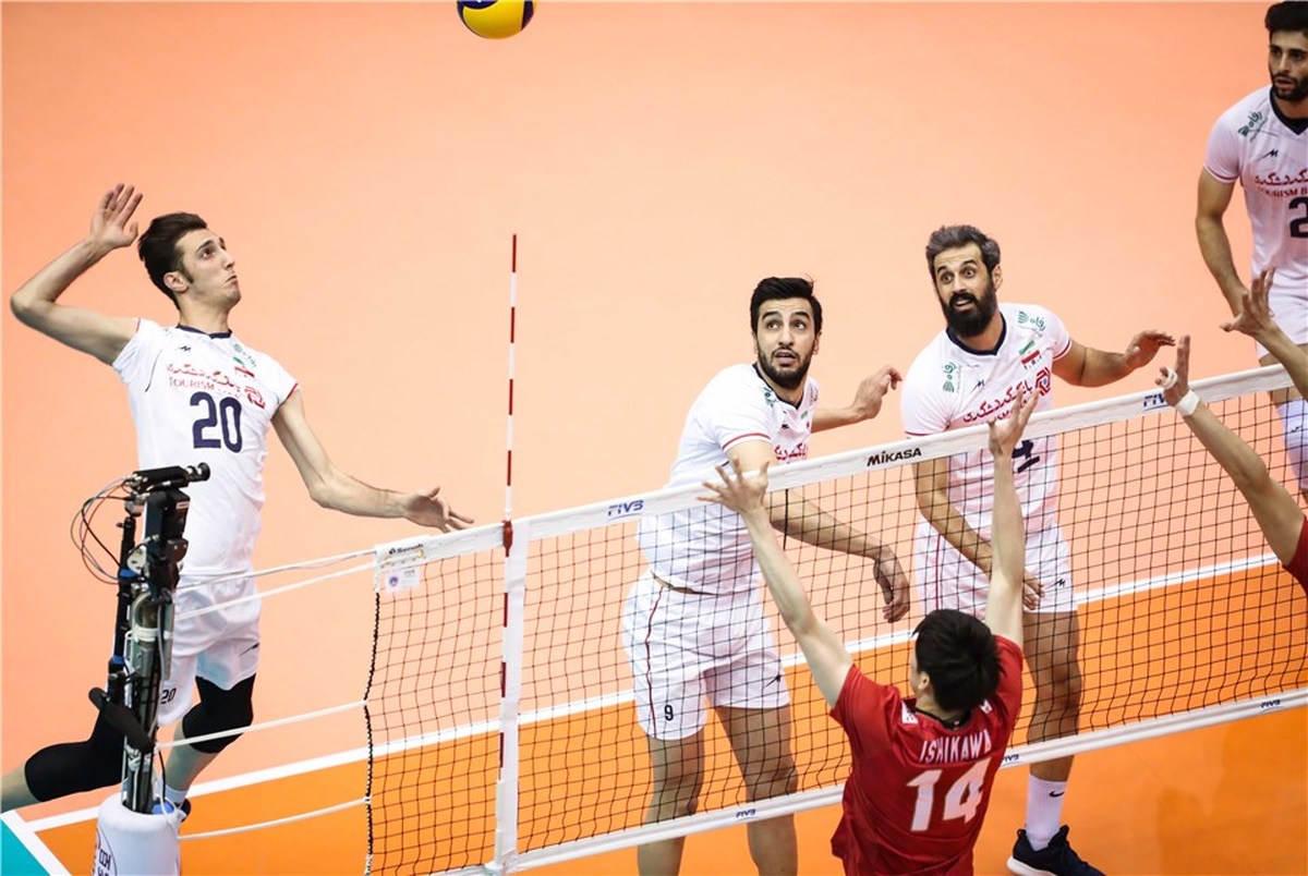 آمار بازی ایران و ژاپن در والیبال جام جهانی 2019