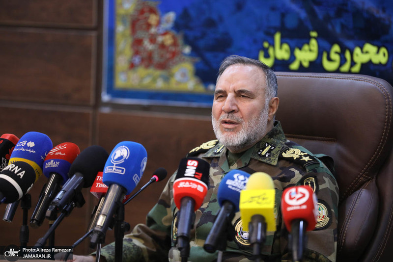 نشست خبری فرمانده نیروی زمینی ارتش