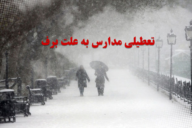 تعطیلی مدارس برخی مناطق استان یزد بعلت بارش برف